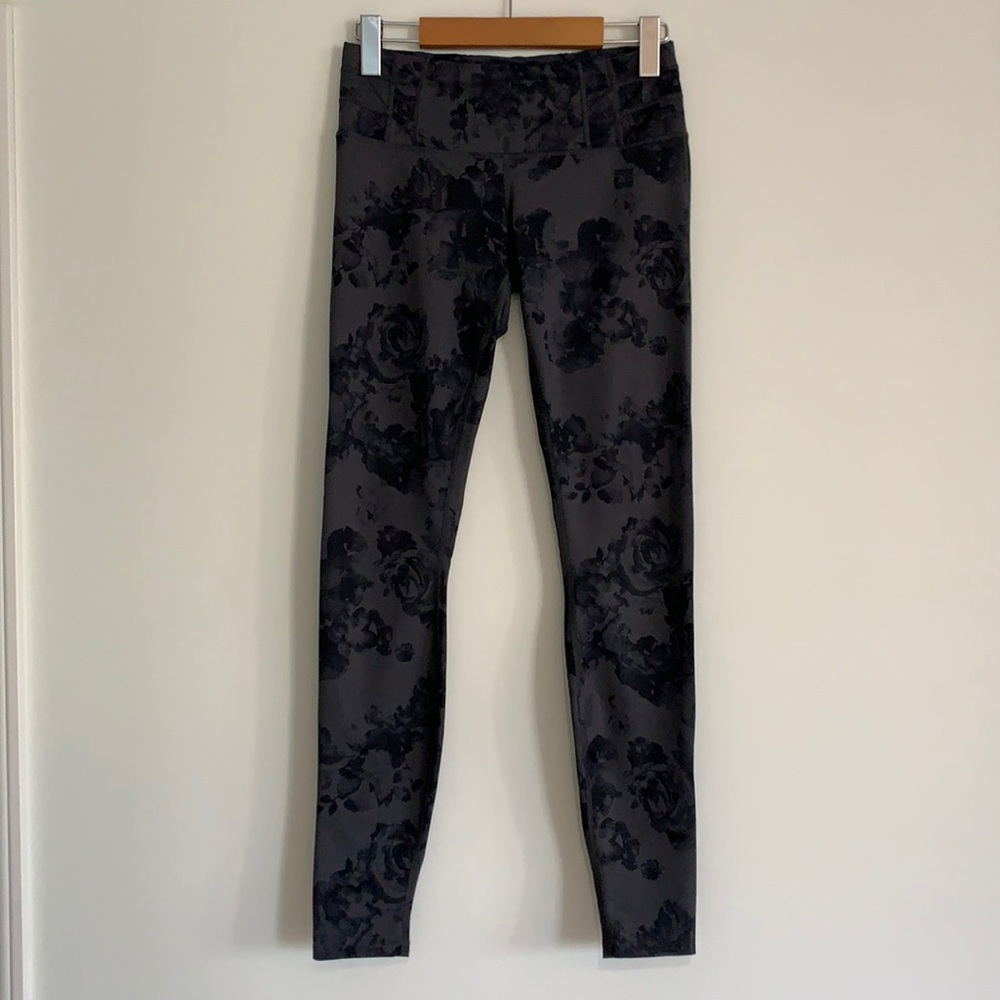 MEC Sanctuary Tights Grey/Black Floral SzXS